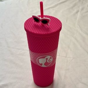 NWT Barbie Miniso Studded Tumbler with Straw